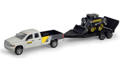 1 64 new holland skid steer|1/64 New Holland L170 Skid Steer Loader with Dodge Pickup.